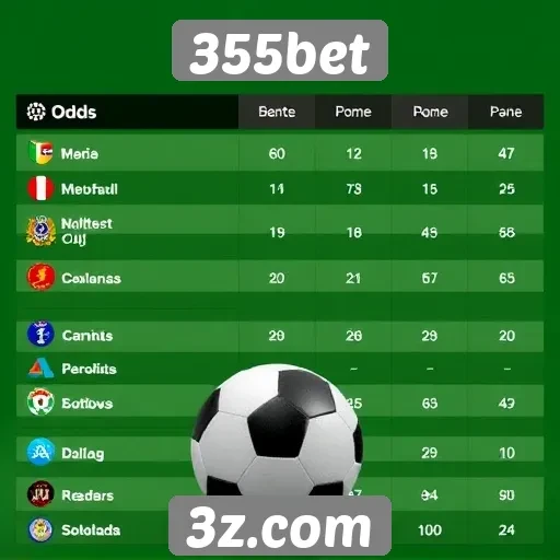 Comparação de Odds entre 355bet e Concorrentes