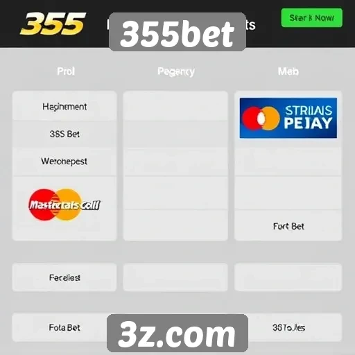 Comparativo de métodos de pagamento no 355bet