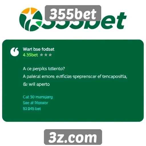 Opiniões de usuários sobre a 355bet
